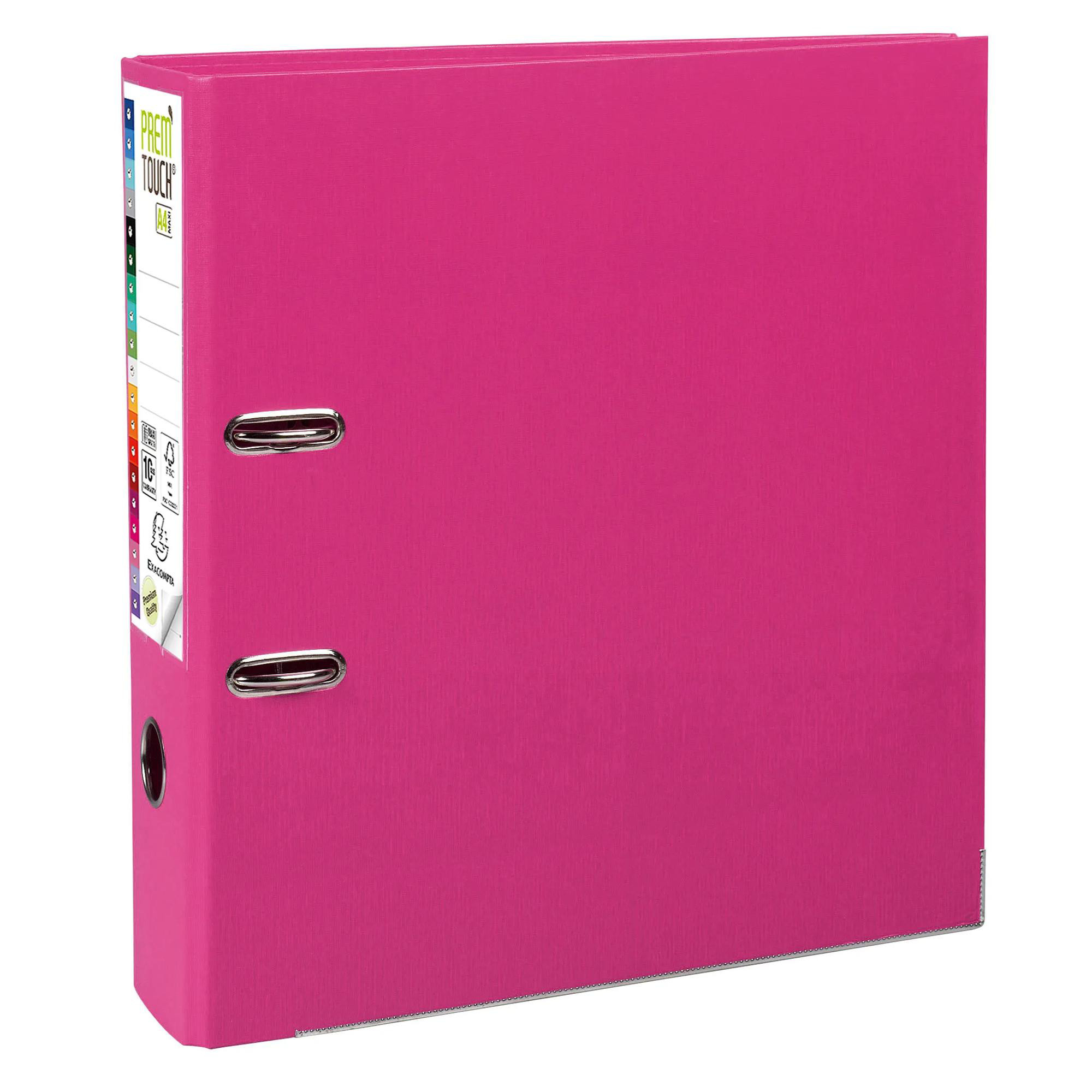 EXACOMPTA Classeur Prem Touch A4+ -  - Dos 80mm - Framboise