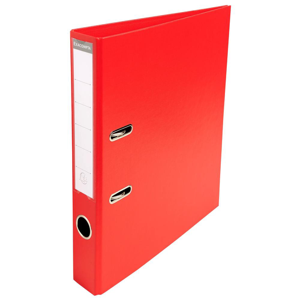 EXACOMPTA Classeur à levier PVC A4 dos de 50mm. - Rouge