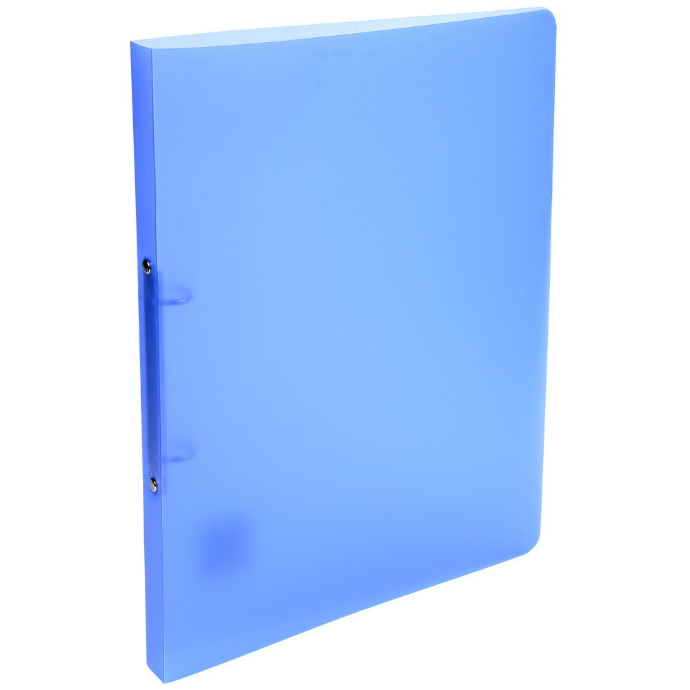 EXACOMPTA Classeur 2 anneaux 15 mm polypropylne Chromaline - A4 - Bleu