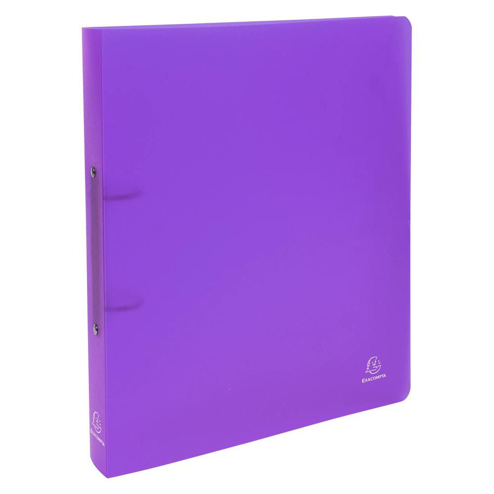 EXACOMPTA Classeur 2 anneaux 30 mm polypropylène Chromaline - A4 maxi - Violet