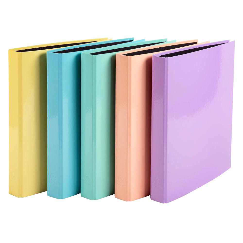 EXACOMPTA+Classeur+2+anneaux+en+D+25mm+Aquarel+-+A4+-+Couleurs+assorties