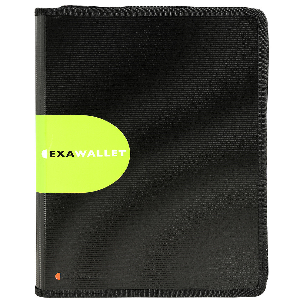 EXACOMPTA EXAWALLET confrencier avec calculatrice Exactive - Noir