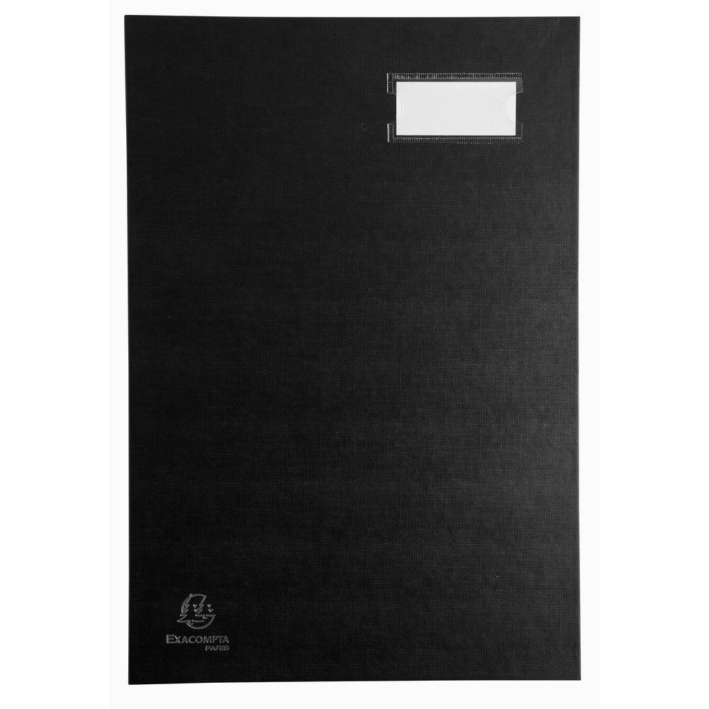 EXACOMPTA Parapheur direction dos  soufflets 24x35cm - 20 compartiments - Noir