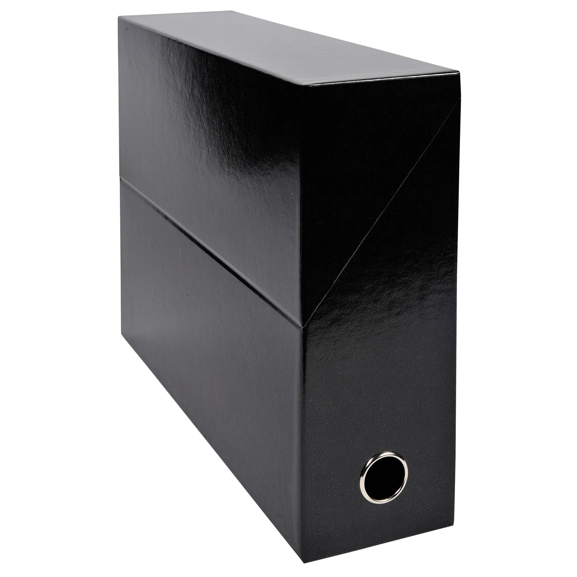 EXACOMPTA Boite transfert dos 90mm Iderama - Noir