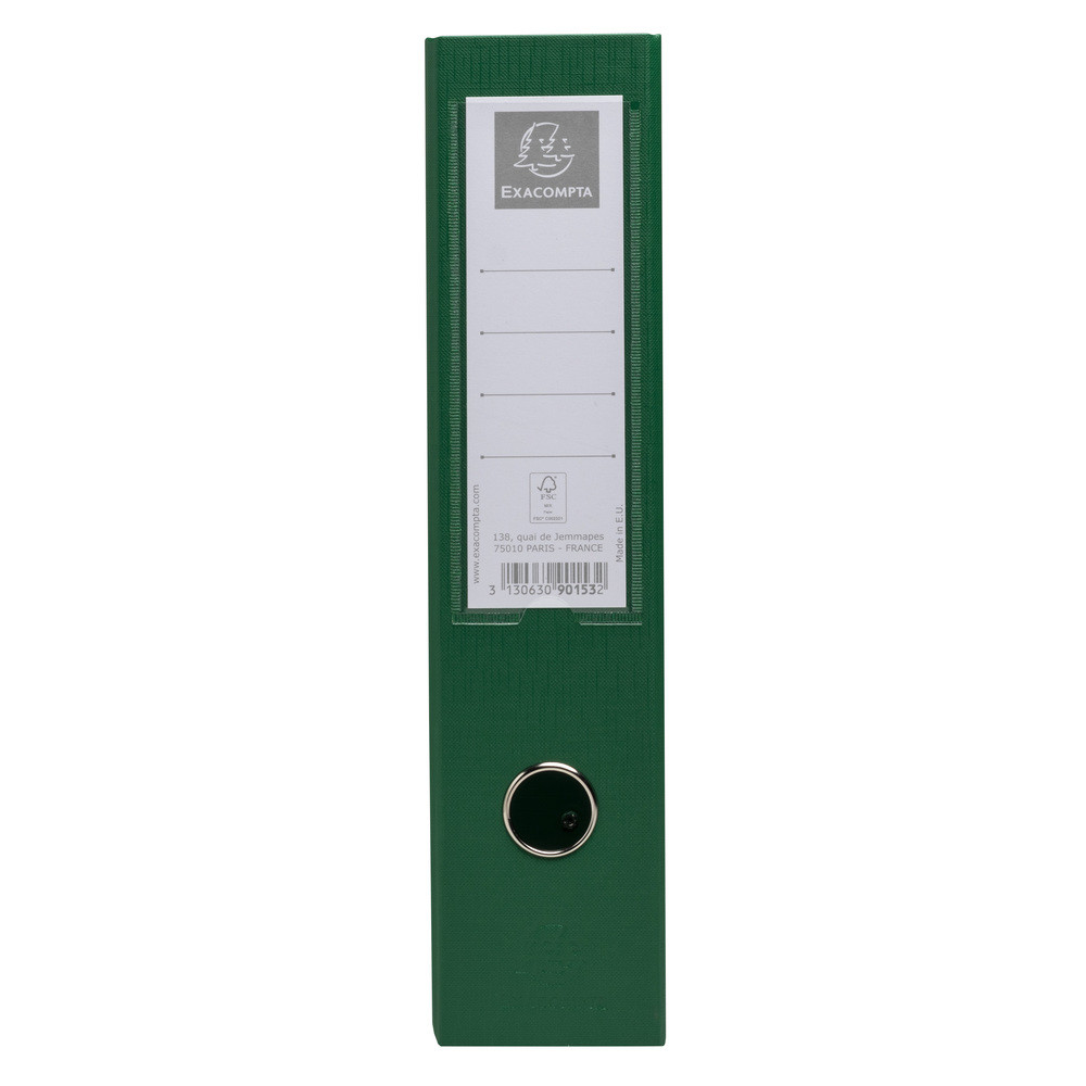 EXACOMPTA Porte-revues PP - Dos 70mm - livrs  plat - 23x31cm - Vert fonc