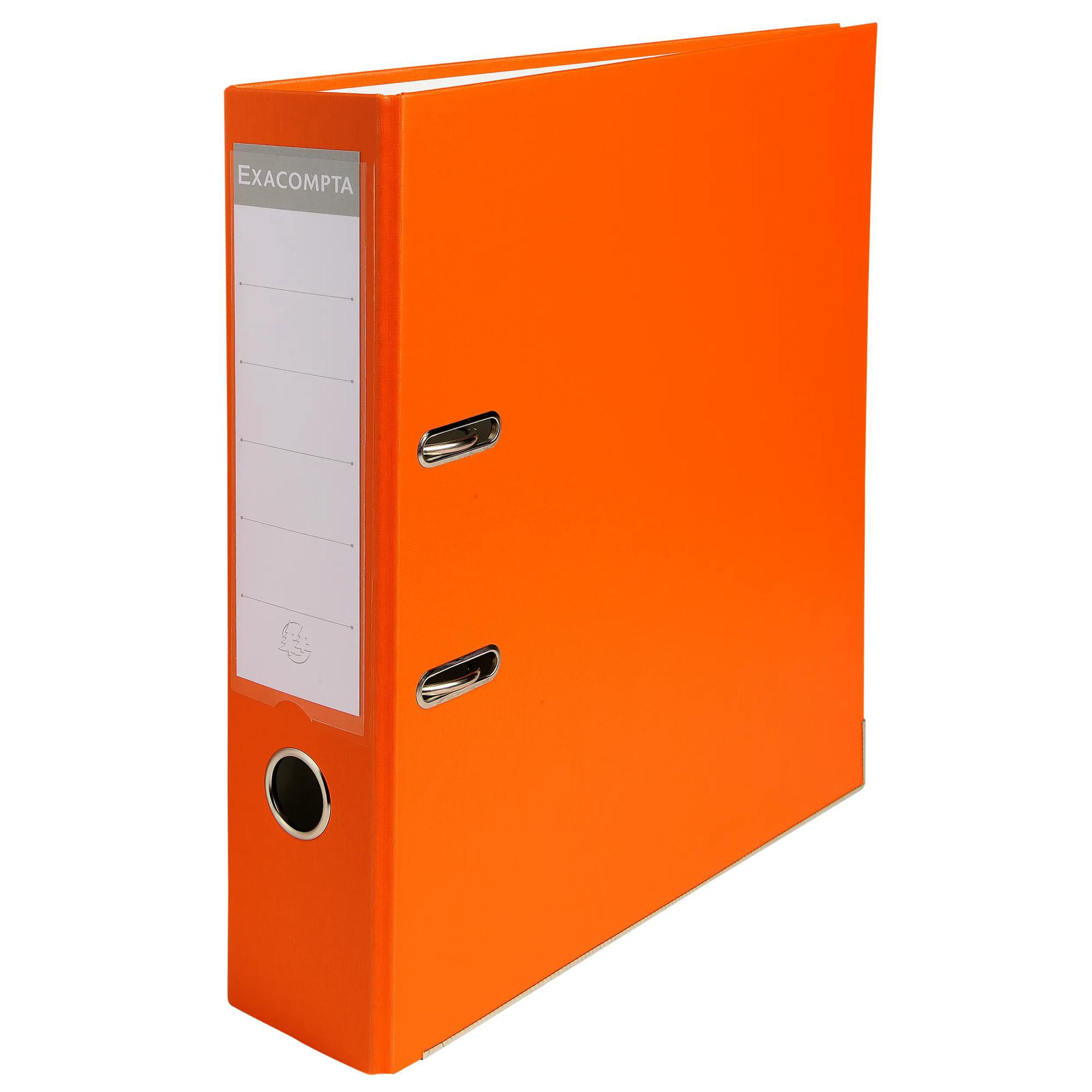 Exacompta Classeur à levier polypropylène dos de 75mm Orange - vue 2