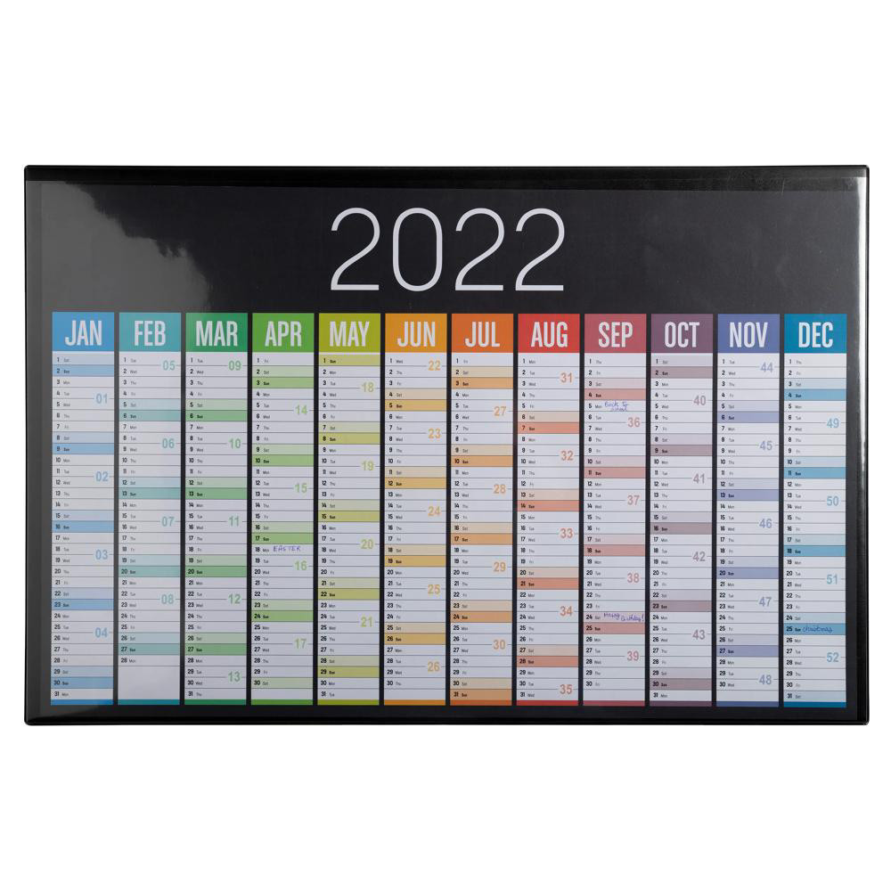 EXACOMPTA Sous-main rigide PVC Personnalisable KreaCover - 37,5x57,5 cm - Noir
