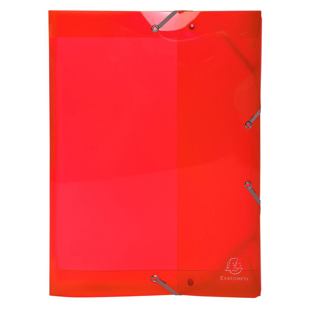 EXACOMPTA+Boite+de+classement+en+polypropylene+Dos+40mm+Iderama+PP+-+A4+-+Rouge