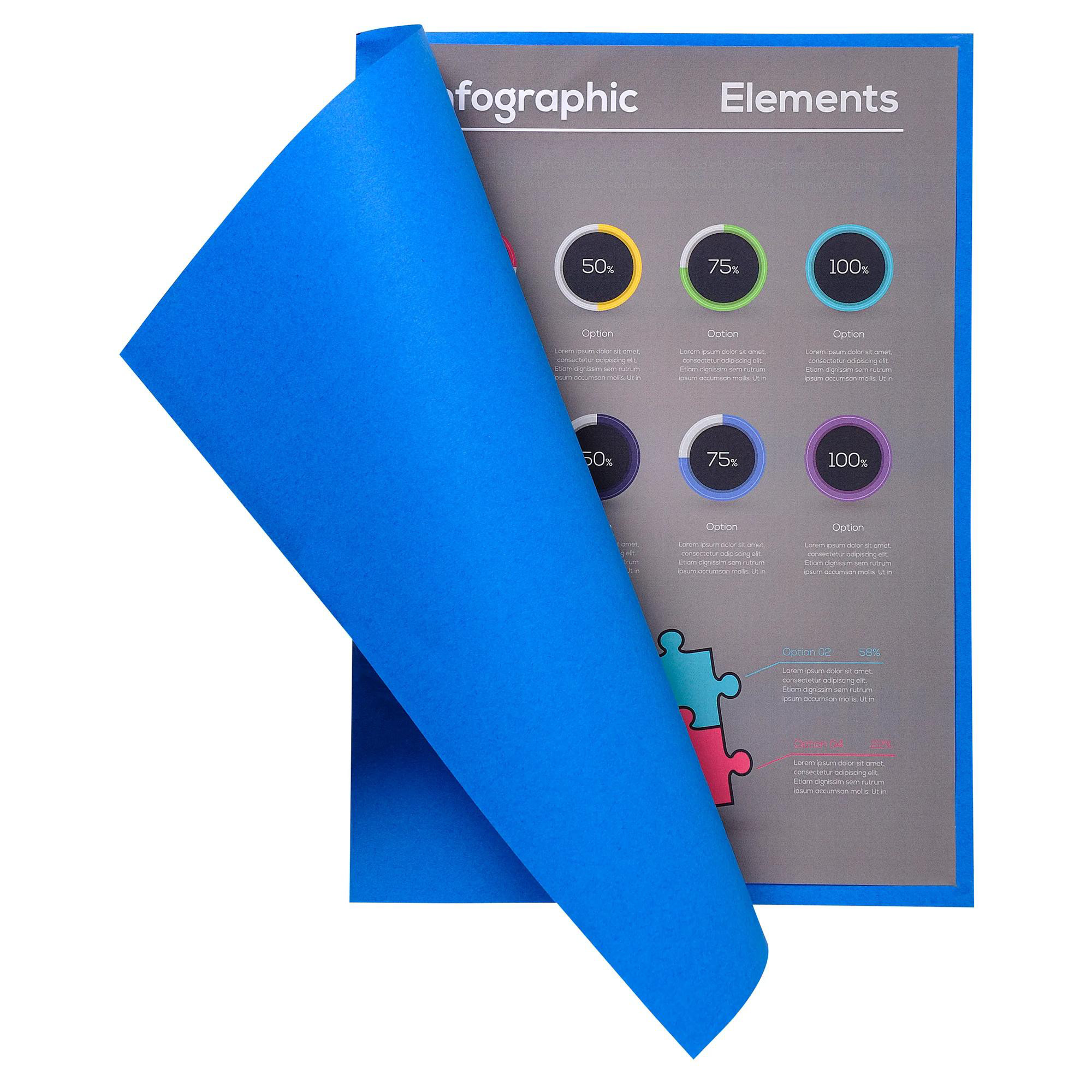 EXACOMPTA Paquet de 100 chemises FLASH 220 100% recyclé - 24x32cm - Couleurs assorties