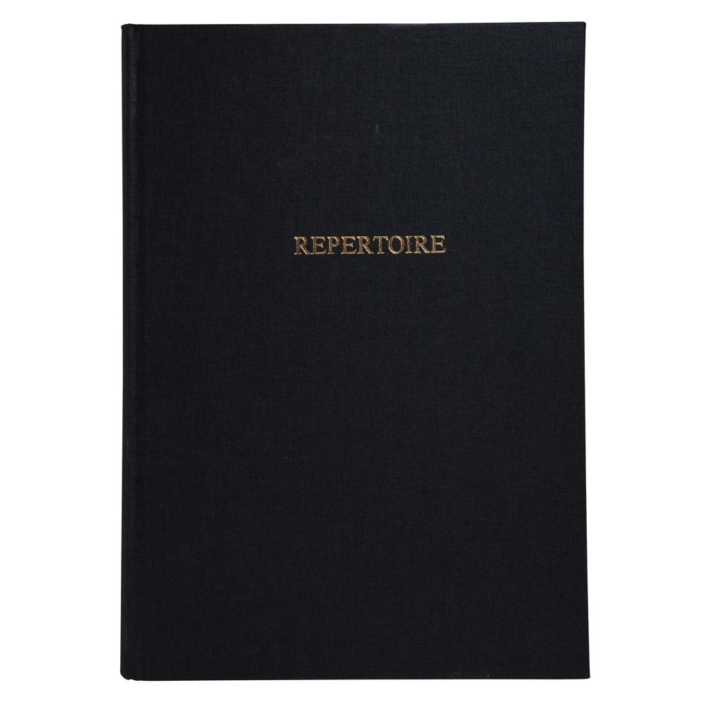 LE DAUPHIN Registre 297X210 Répertoire travers 300 pages - Noir toilé