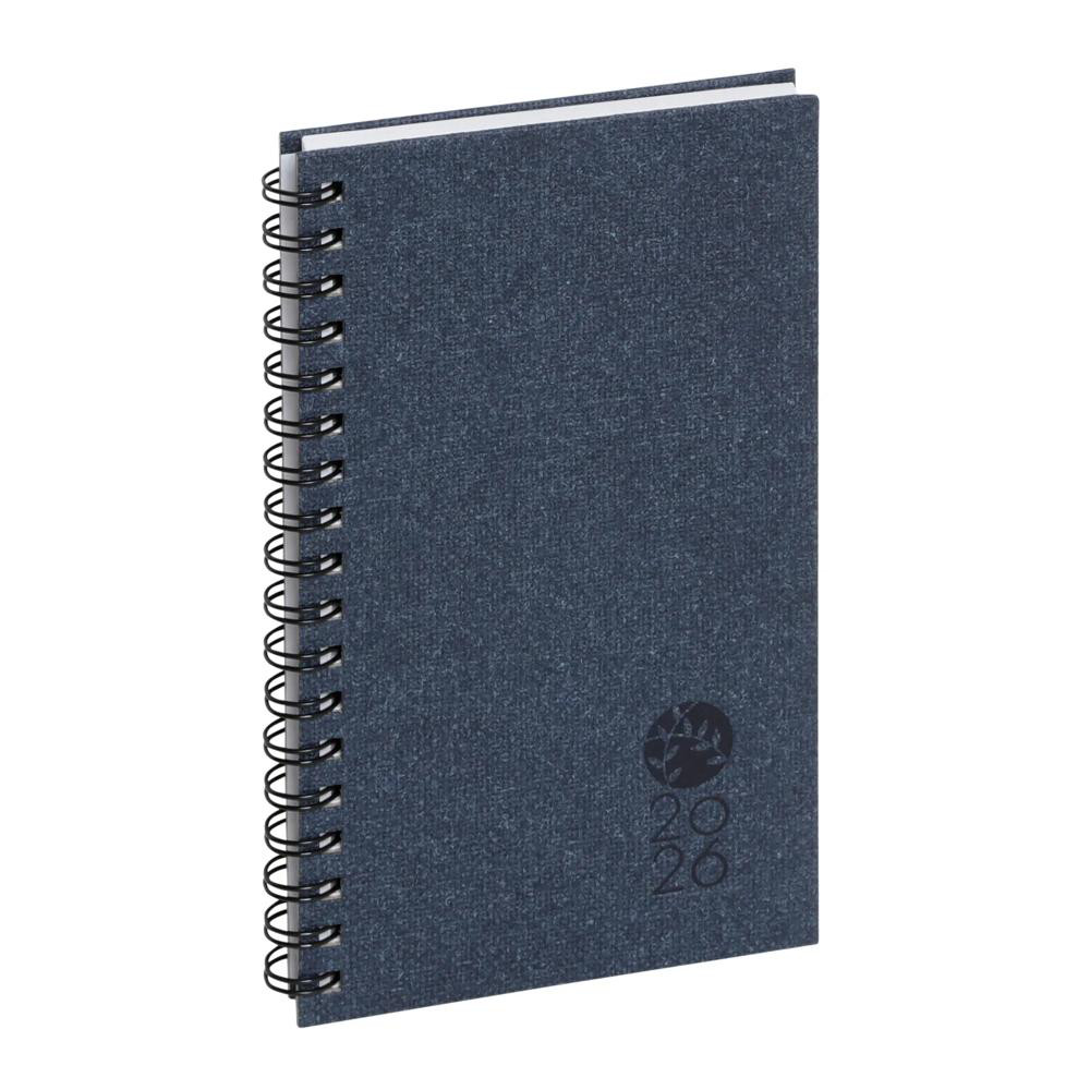 EXACOMPTA Agenda de poche Eurotime 16S spiralé Forever recyclé 9 x 16 cm Semainier Janvier à décembre 2026 Couleurs assorties