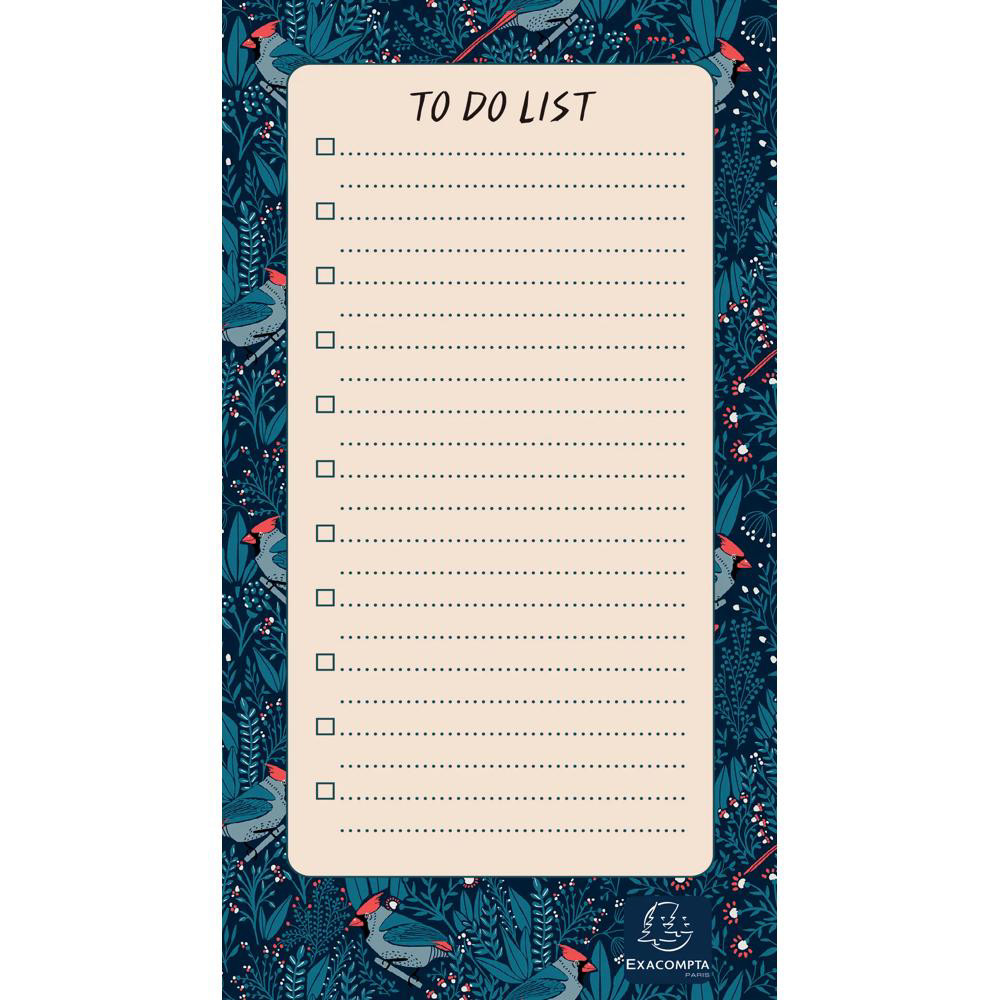EXACOMPTA To Do List Color Design 10 x 18 cm. - Coloris alatoire