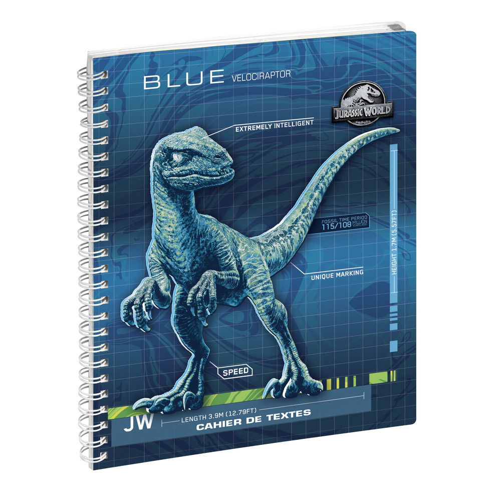 EXACOMPTA Cahier de textes Jurassic World 17 x 22 cm Visuel
