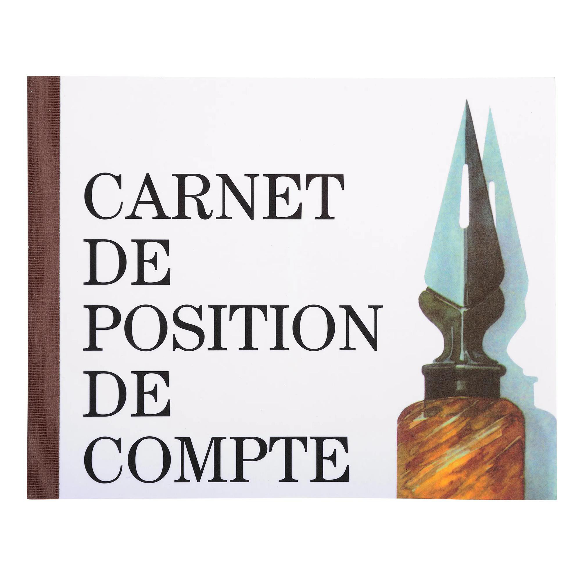 EXACOMPTA Piqûre position de compte 16x19 5cm 40pages