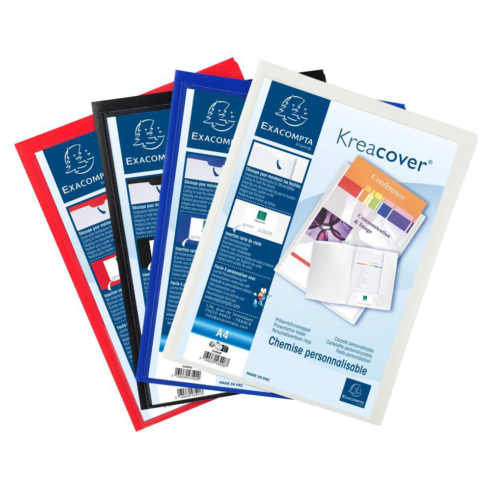 Exacompta 43500E fichier Polypropyl&egrave;ne (PP) Multicolore A4