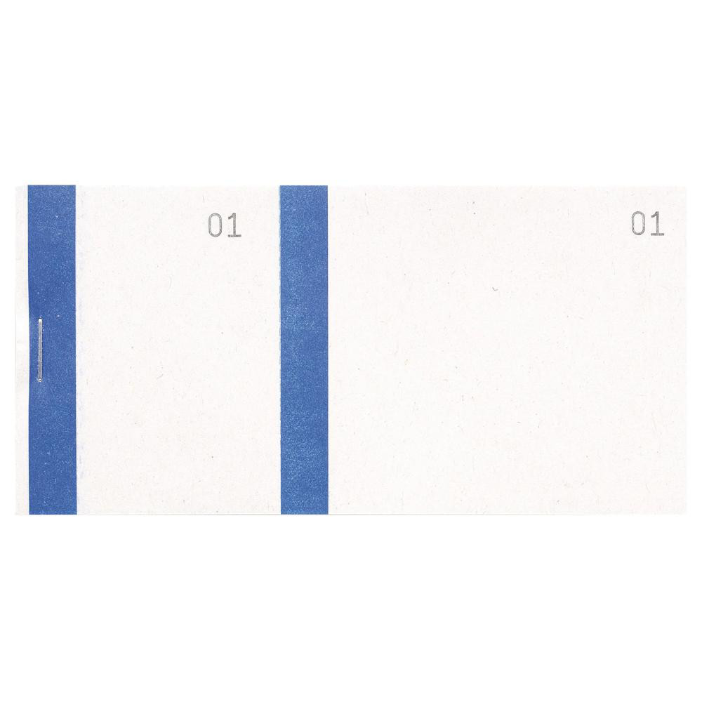 EXACOMPTA Bloc vendeur à bande couleur 100 feuillets double numérotage Format 6 6x13 5 cm