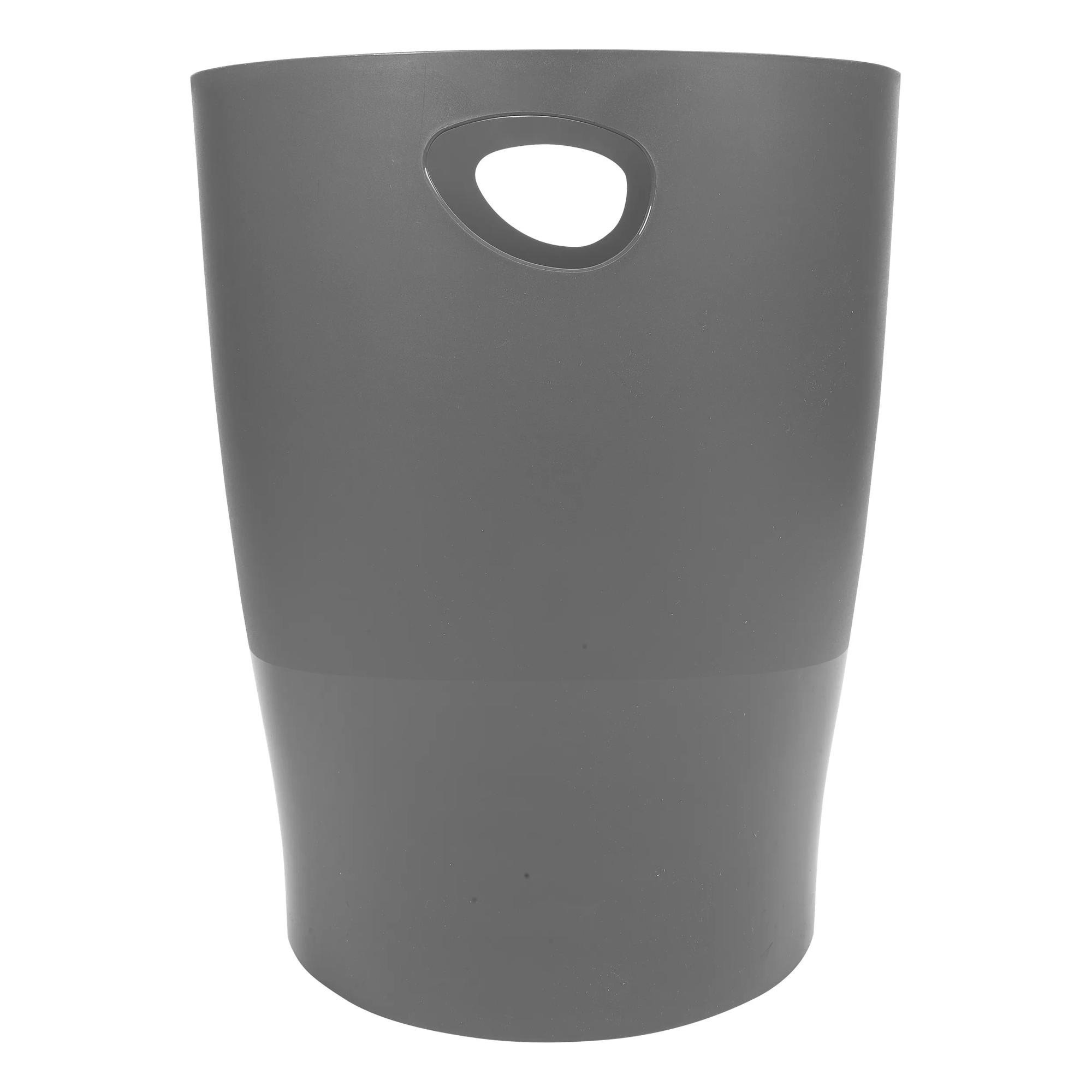 EXACOMPTA  Ecobin Corb.&agrave; papier Office - Gris fonc&eacute; - Lot de 8