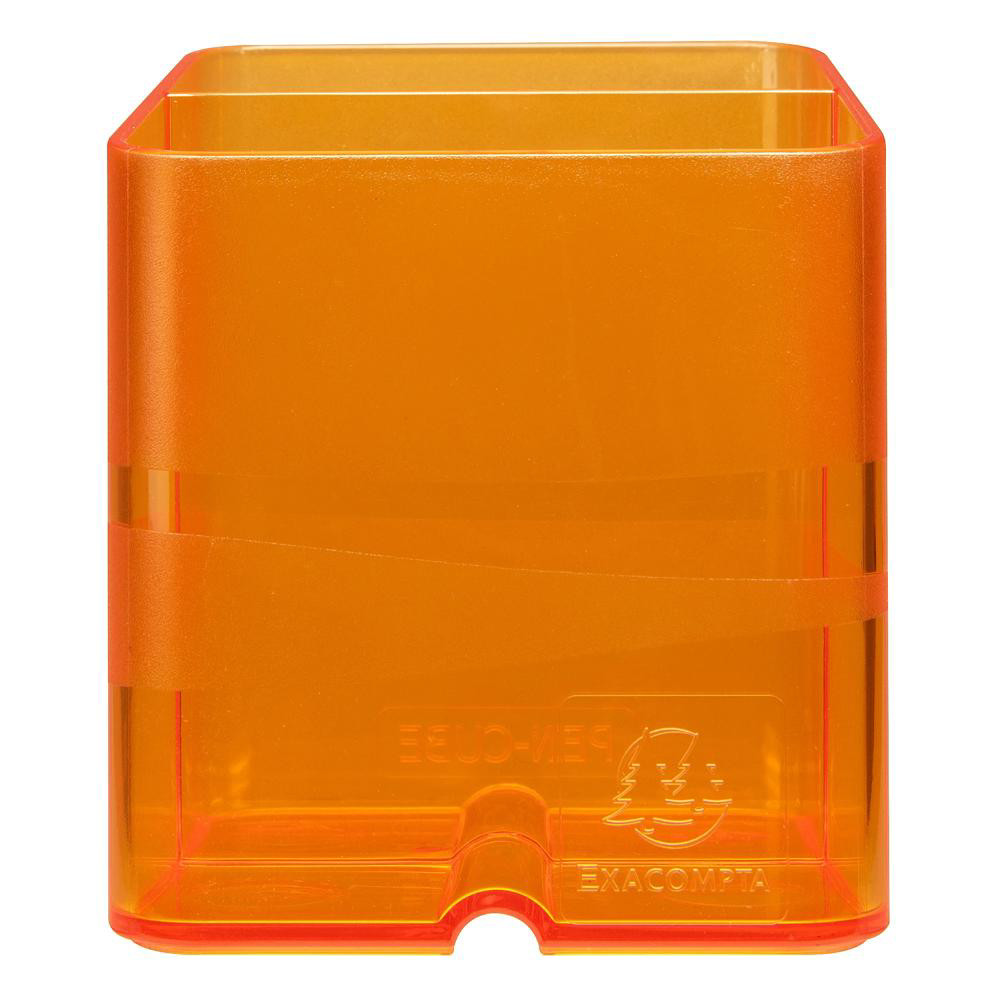 EXACOMPTA+Pot+à+crayons+Pen-Cube+Linicolor+-+Orange