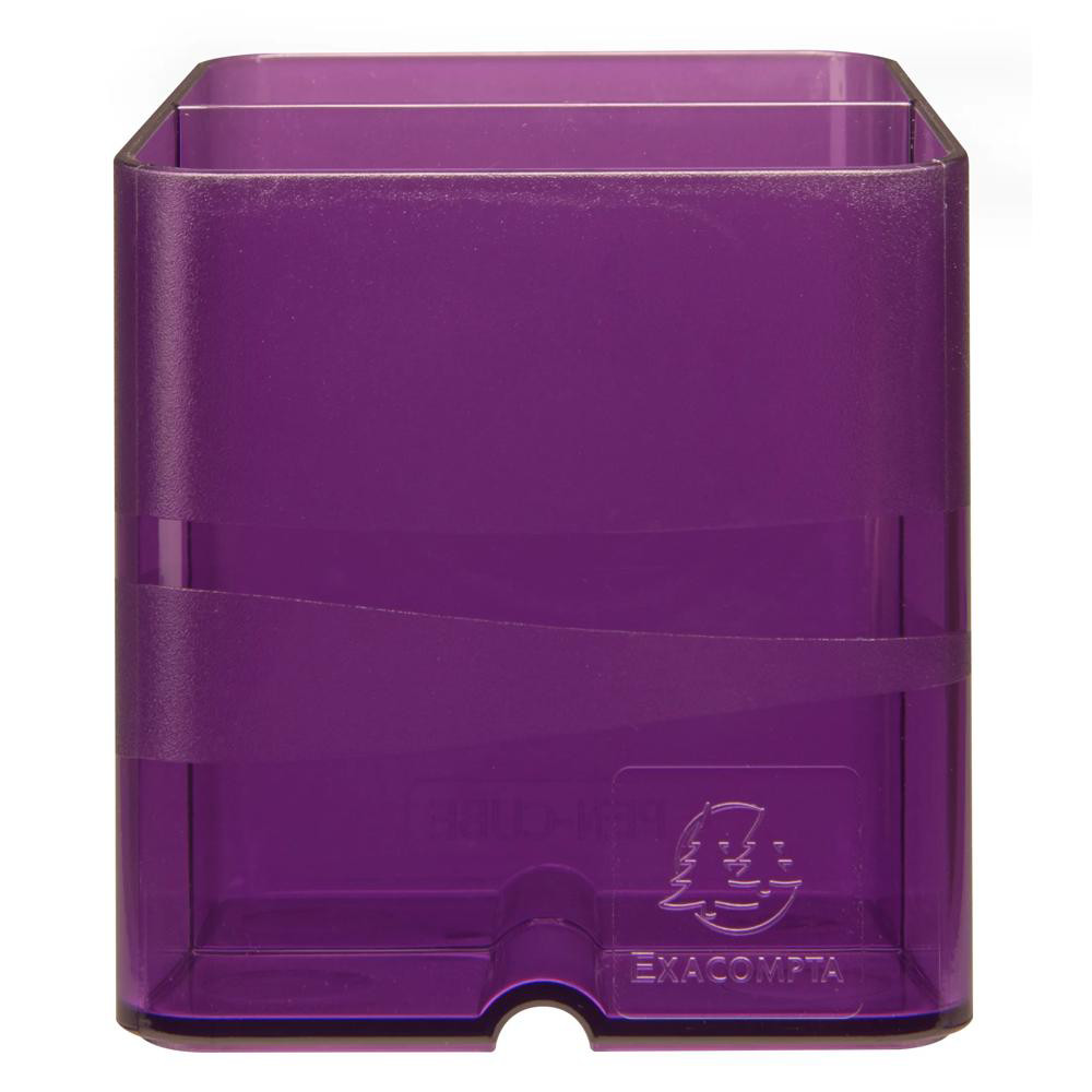 EXACOMPTA+Pot+à+crayons+Pen-Cube+Chromaline+-+Violet