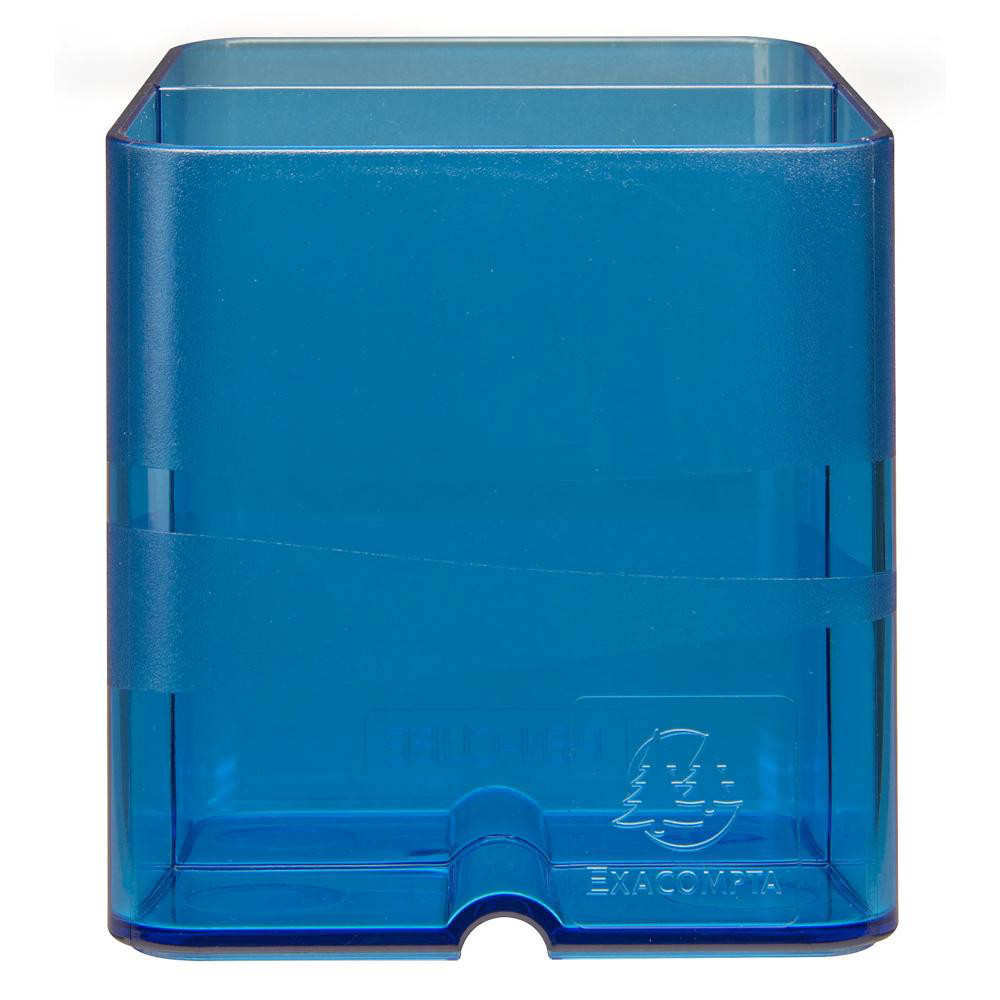 EXACOMPTA+Pot+à+crayons+Pen-Cube+Chromaline+-+Bleu+royal