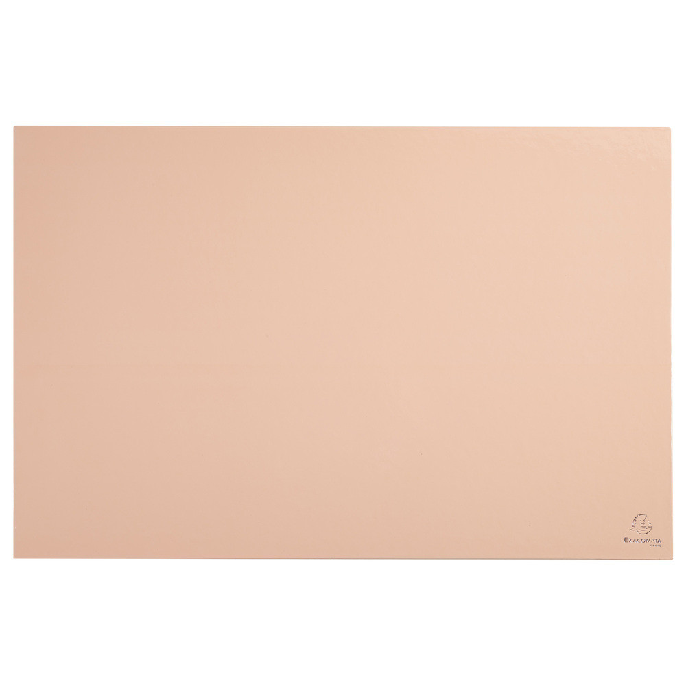EXACOMPTA Sous-mains en carton rigide Aquarel 57,5x37,5cm - Corail