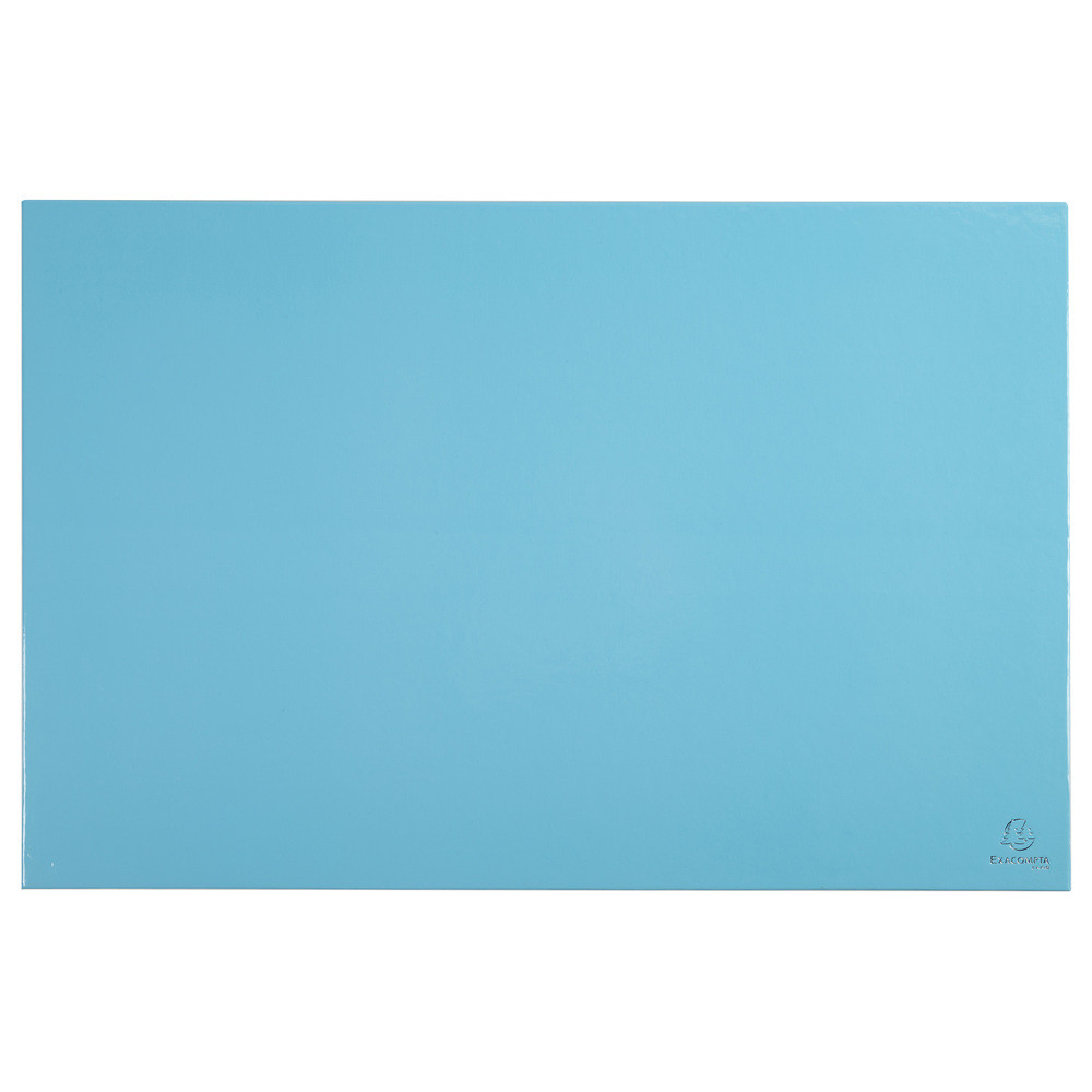 EXACOMPTA Sous-mains en carton rigide Aquarel 57,5x37,5cm - Bleu pastel