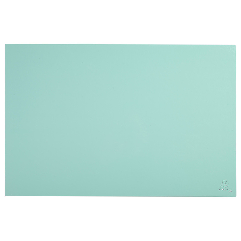 EXACOMPTA Sous-mains en carton rigide Aquarel 57,5x37,5cm - Vert pastel
