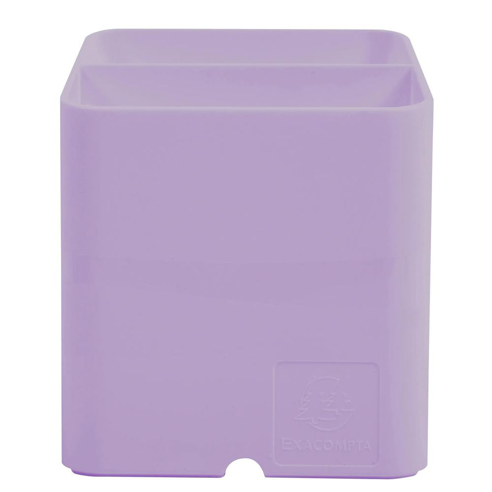 EXACOMPTA Pot à crayons Pen-Cube Aquarel - Mauve