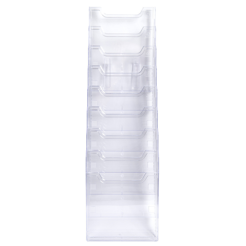 EXACOMPTA Trieur mural modulable vertical 8 compartiments A4 - Cristal