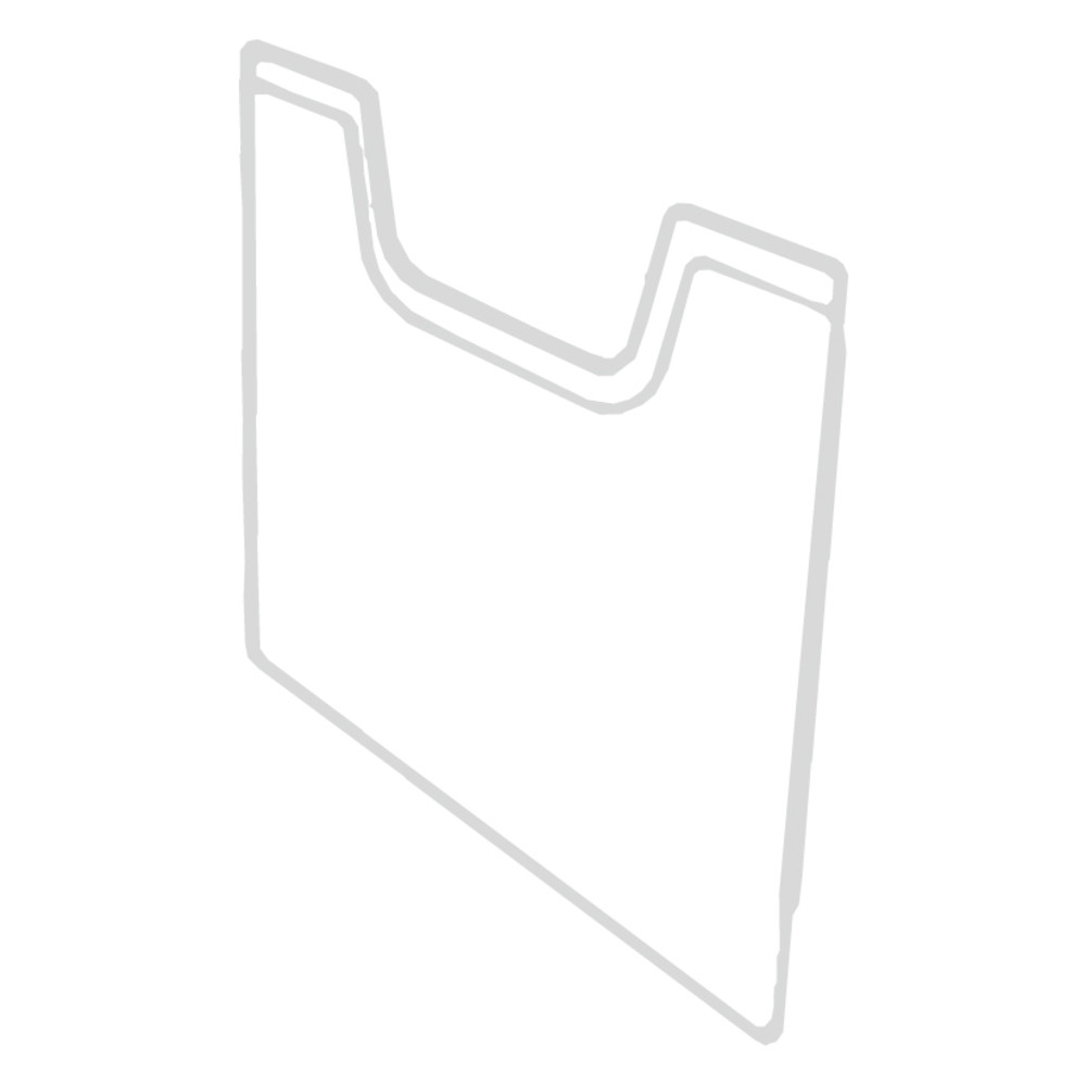 EXACOMPTA Plaque de recouvrement horizontal A4 - Gris lumire