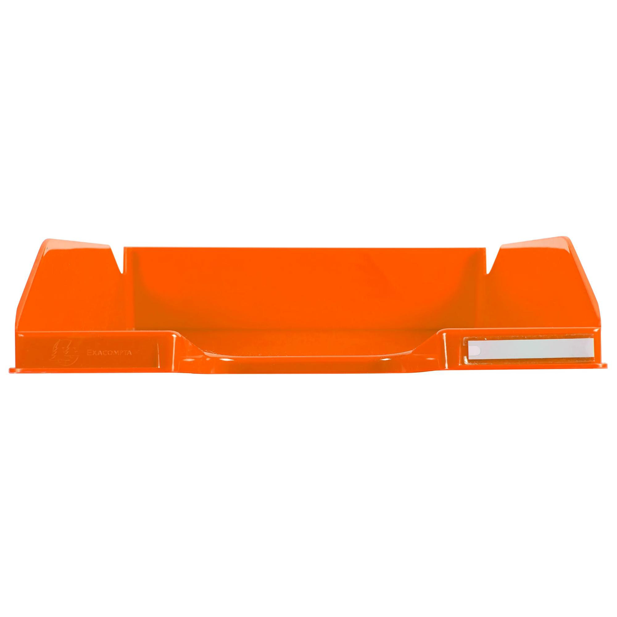 EXACOMPTA Corbeille à courrier Combo Midi Iderama - Orange brillant