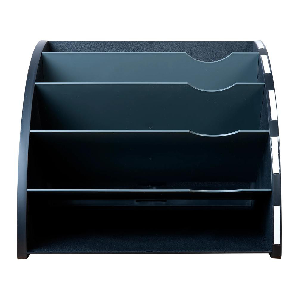 EXACOMPTA Trieur ergonomique The Corner 1928 5 compartiments - Noir/Gris