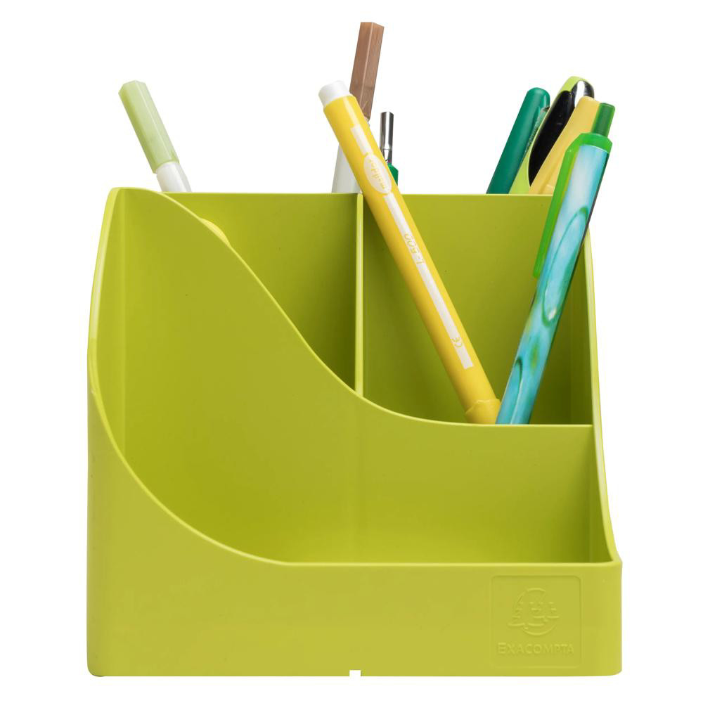 EXACOMPTA Pot à crayons Pen Wave Pop N'Co - Couleurs assorties