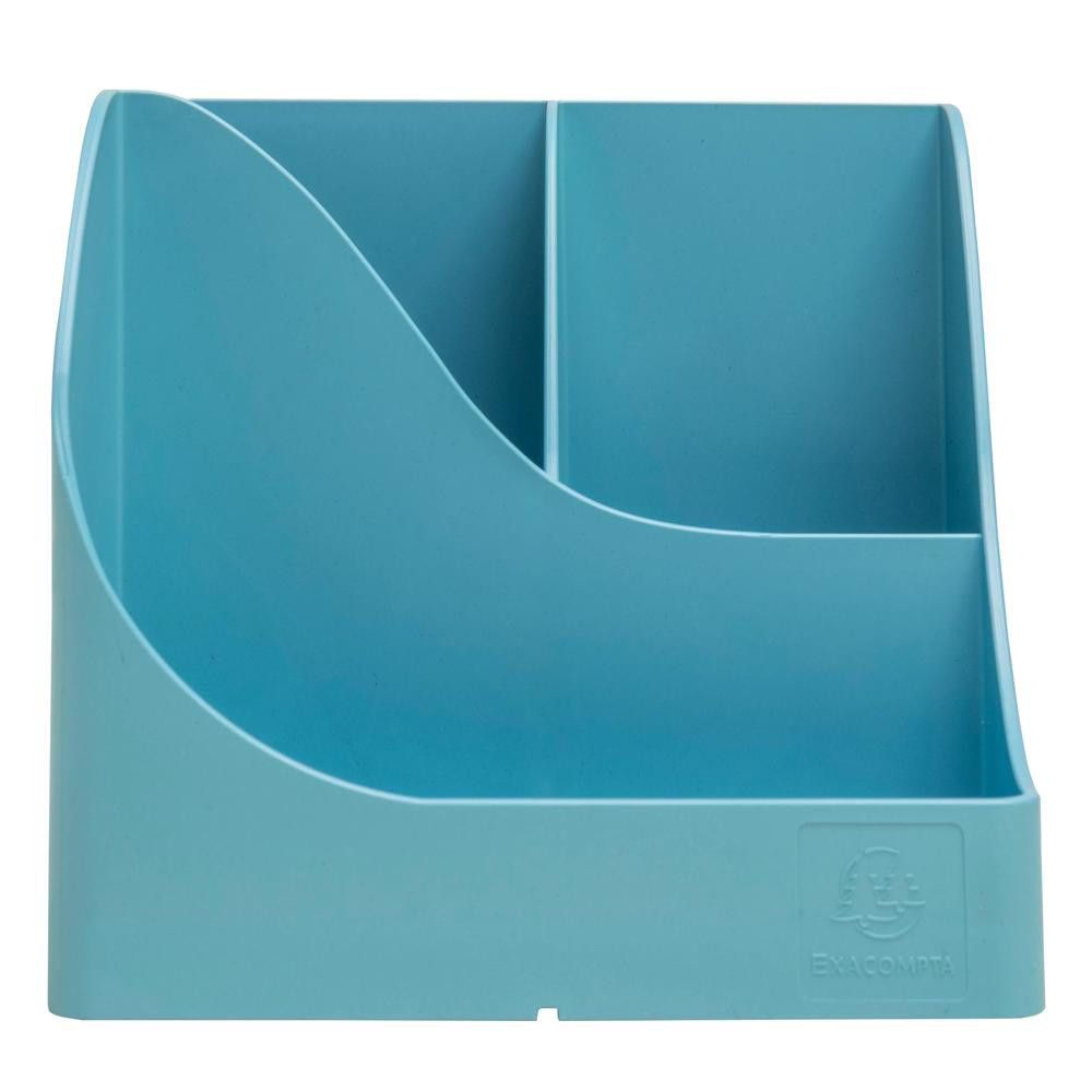 EXACOMPTA Pot à crayons Pen Wave Pop N'Co Cyan