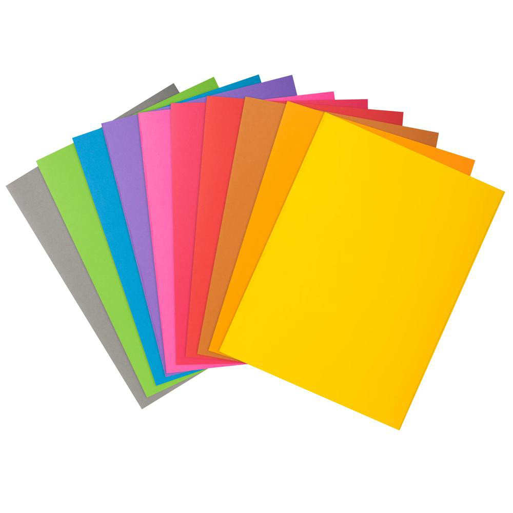 EXACOMPTA Paquet de 50 chemises ROCK''S 210 - 24x32cm - Couleurs assorties