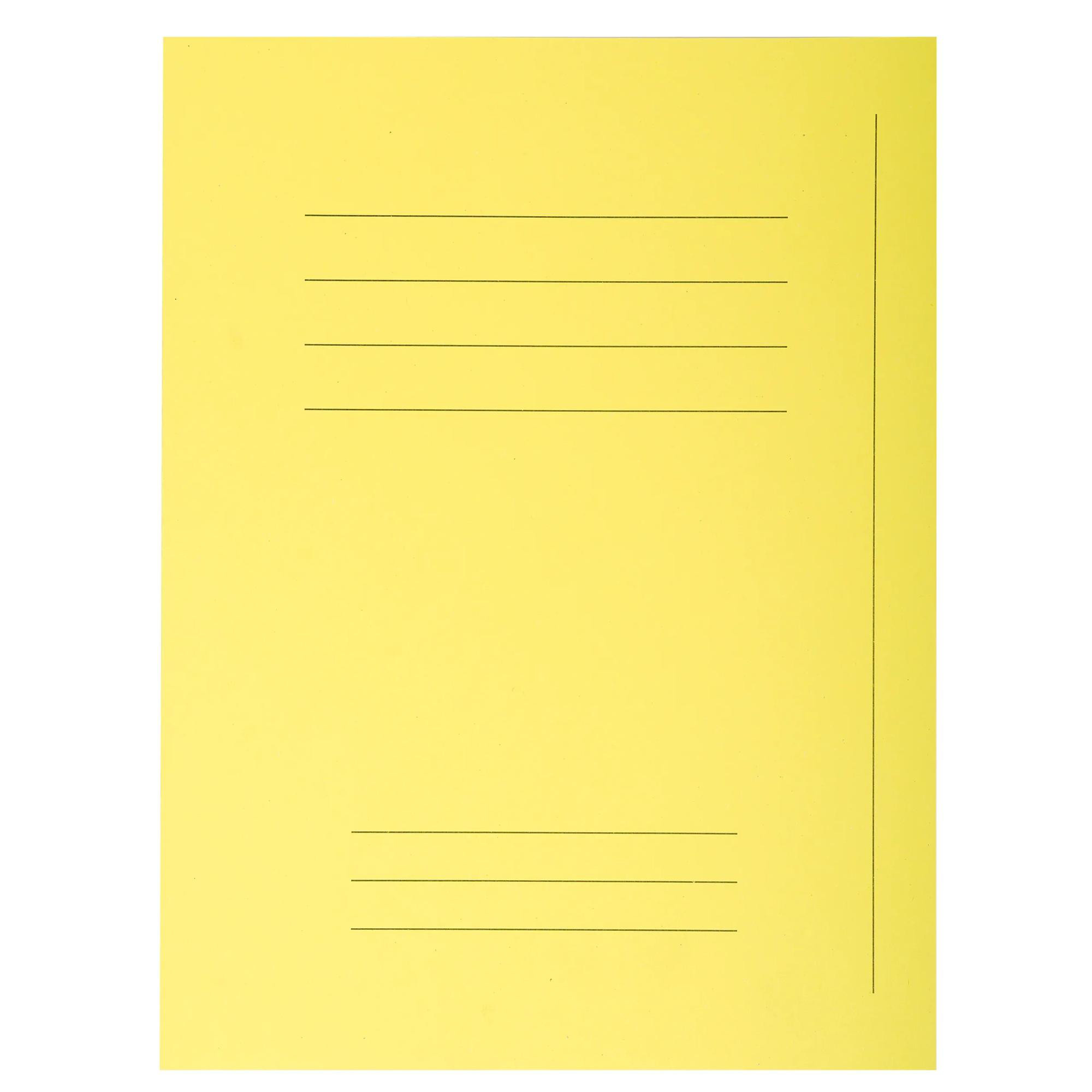 EXACOMPTA Paquet 50 chemises Forever® 220 100% recyclé avec impression - 24x32cm - Jaune