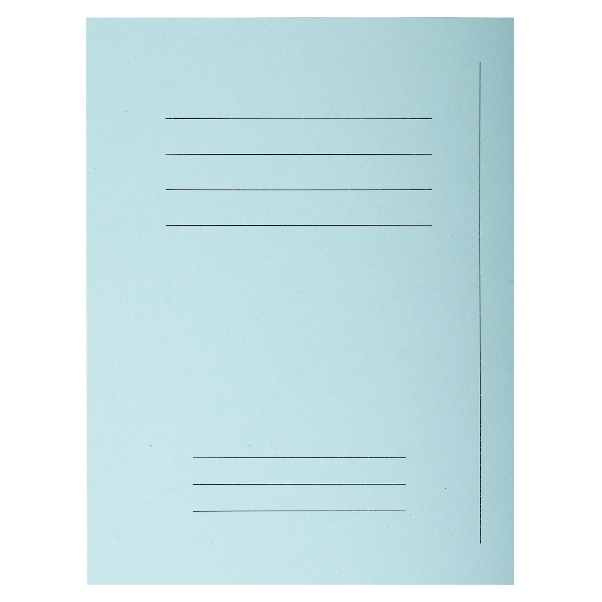 Exacompta Paquet 50 chemises Forever® 220 100% recyclé avec impression - 24x32cm Bleu clair - vue 2