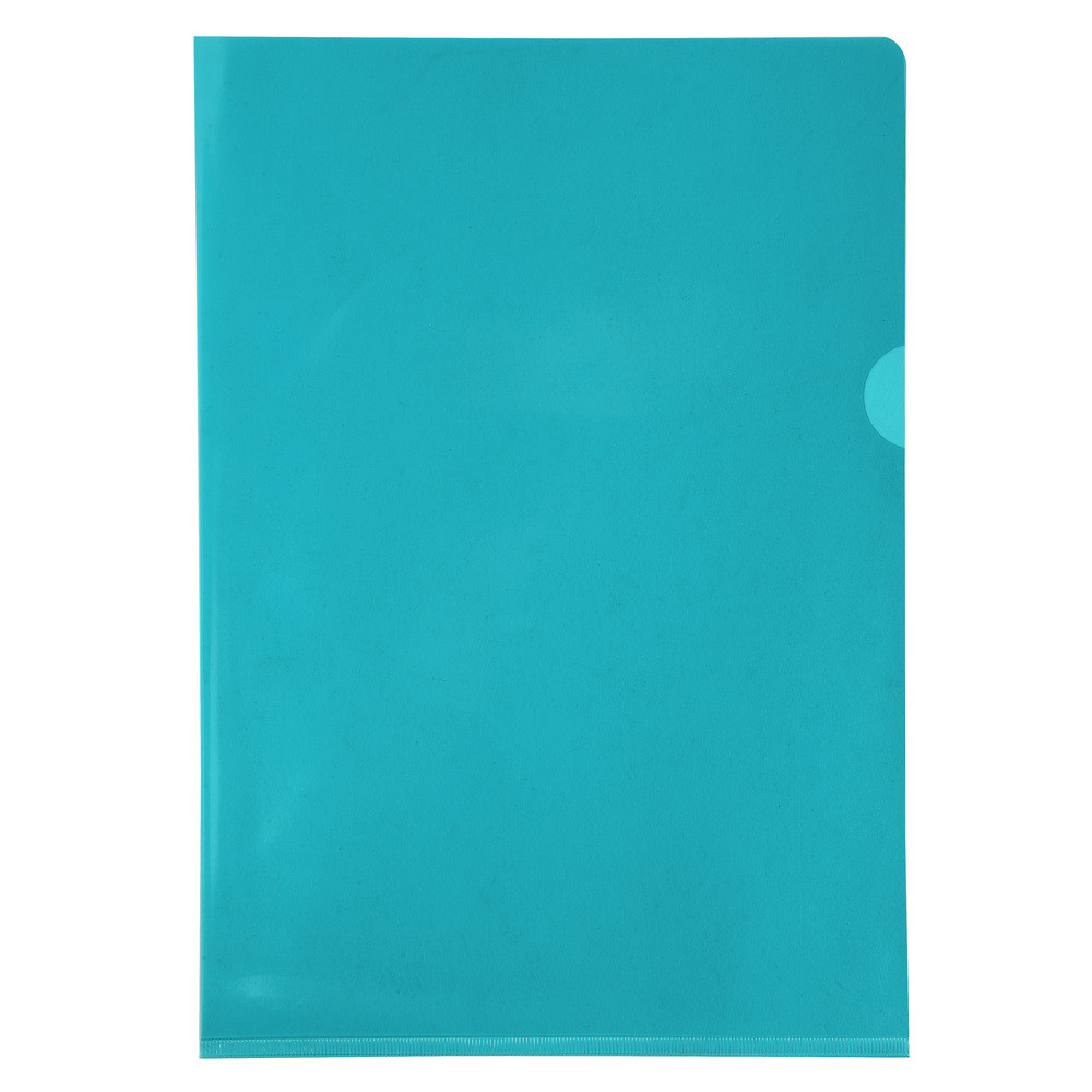 EXACOMPTA Sachet de 10 pochettes coin PVC lisse haute rsistance 13/100e - A4 - Couleurs assorties