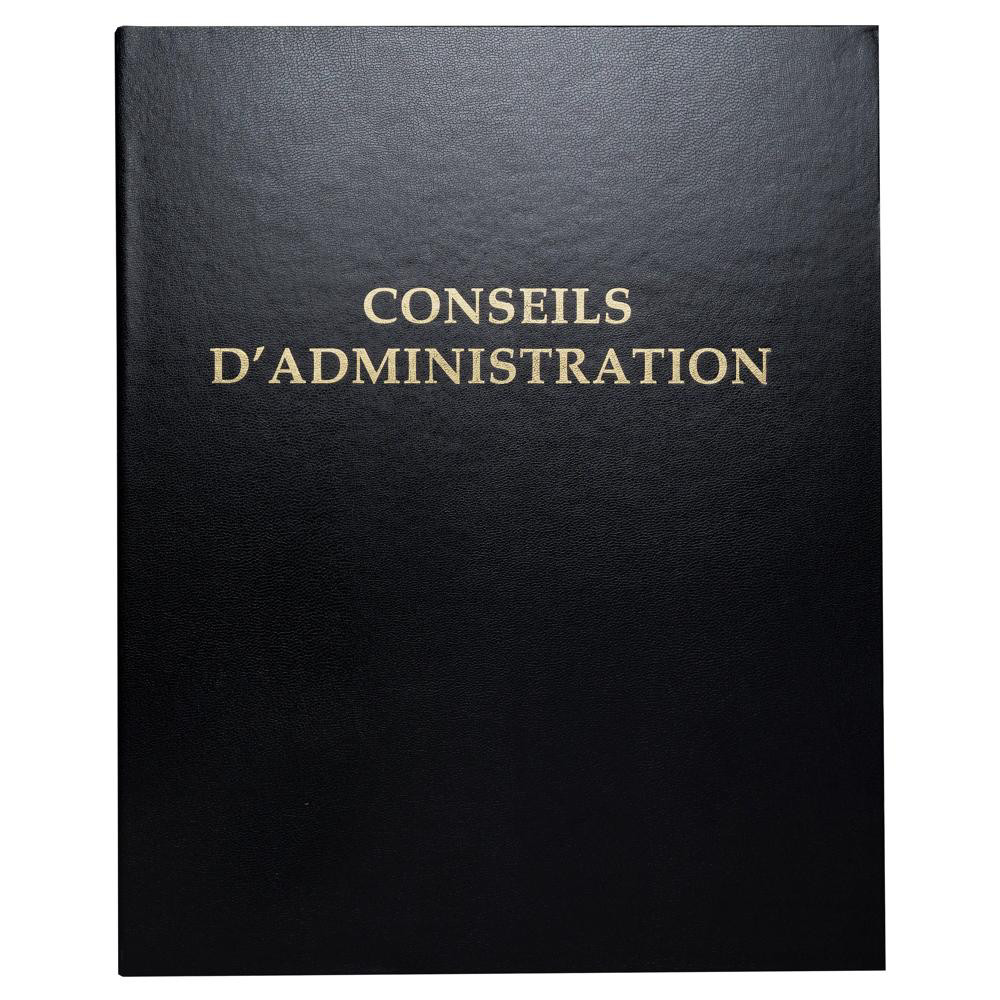 EXACOMPTA Reliure registre économique 32x26cm 4 anneaux Conseils d'administration