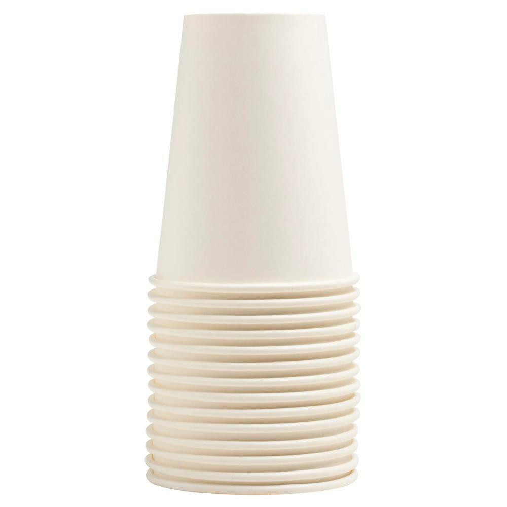 PRONAPPE 50 Gobelets en carton, 20 cl - Blanc