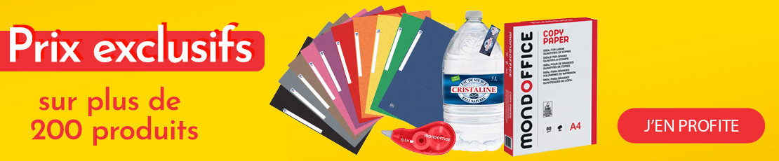Des réductions exclusives sur plus de 200 produits !