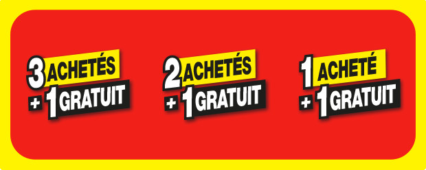 Plus de produits, pour le m&ecirc;me prix !