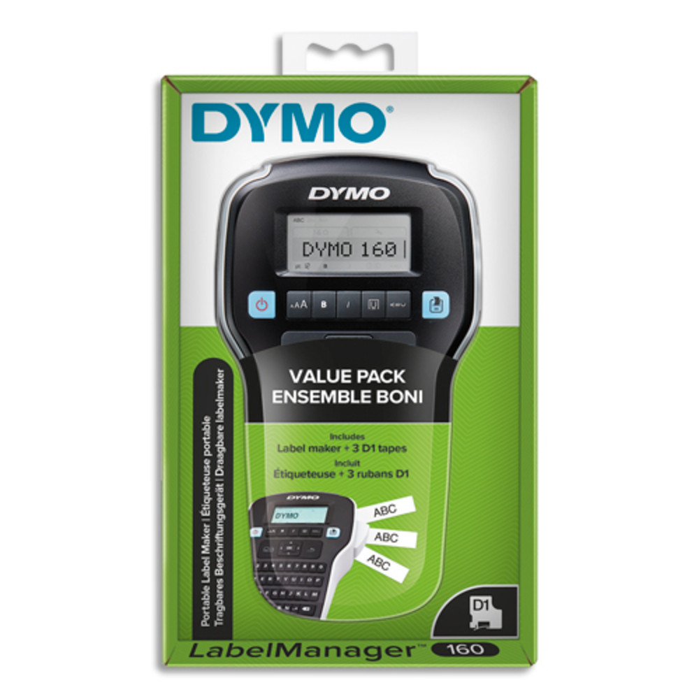 DYMO Pack promo 3 rubans D1 + 1 tiqueteuse LM160P 2142991