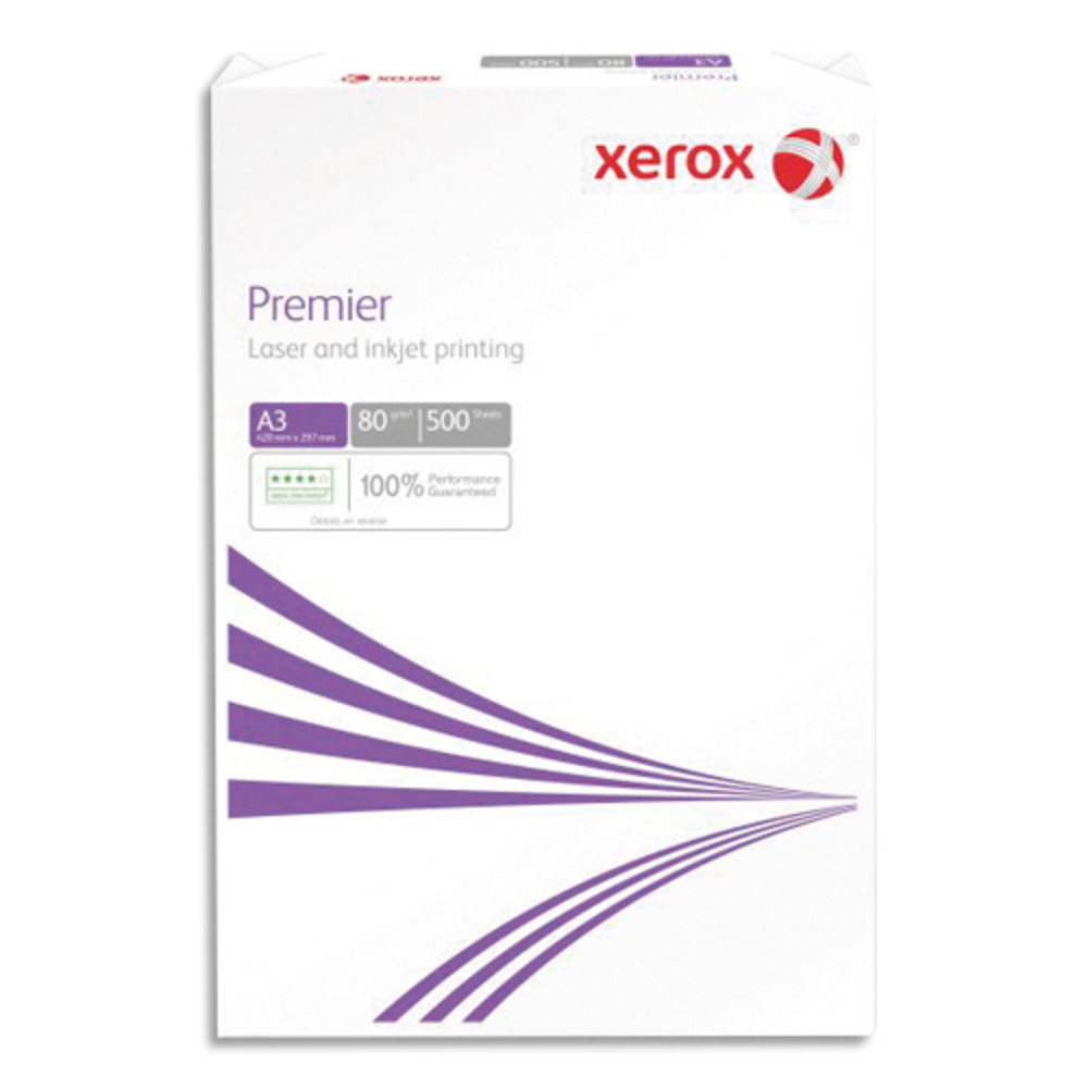XEROX Ramette 500 feuilles papier trs blanc XEROX PREMIUM A3 80G CIE 161