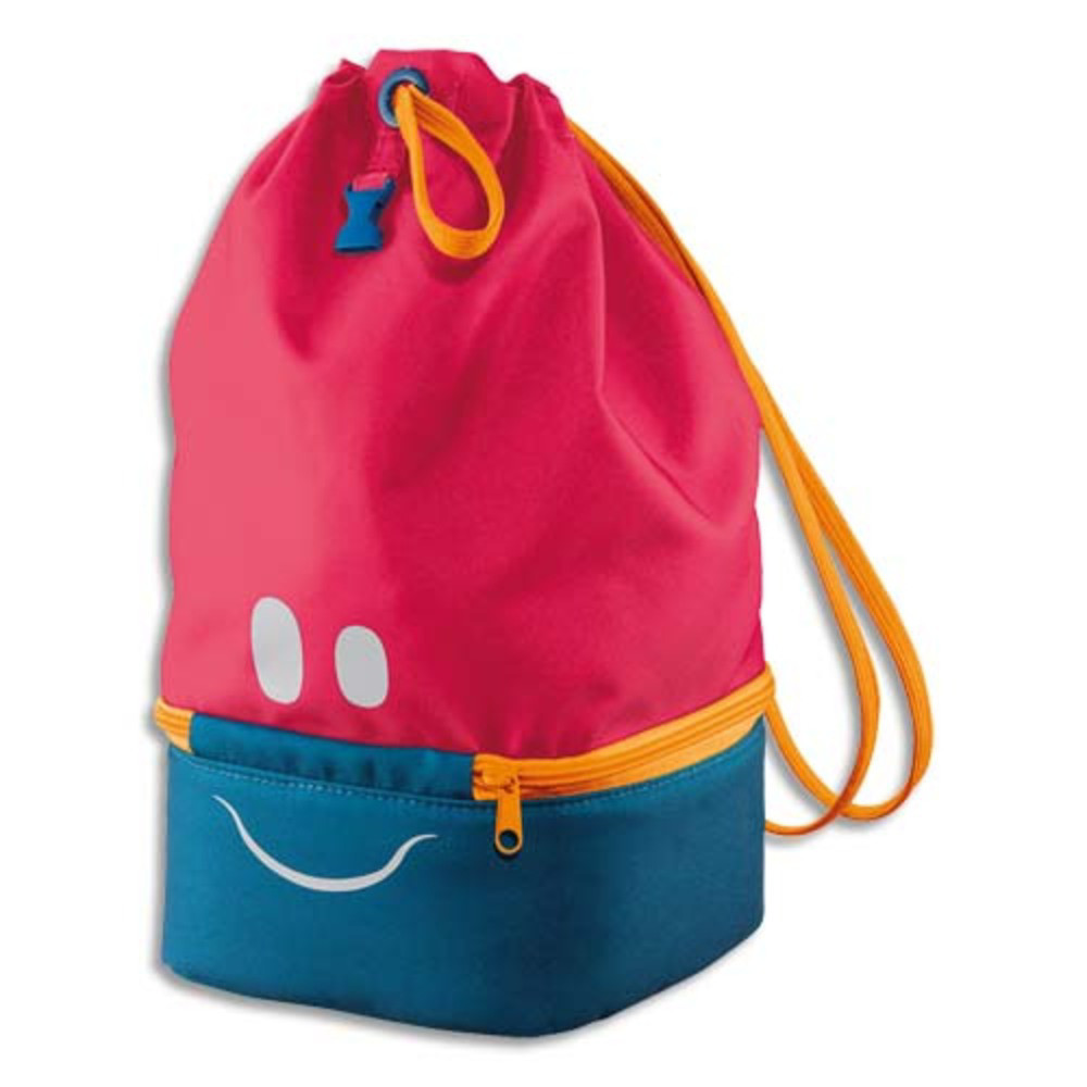 MAPED Sac  Djeuner Concept enfants Rose, polyester, partie basse isotherme, yeux bouche rflchissants
