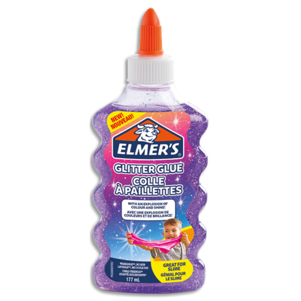 ELMERS Colle  paillettes Violettes