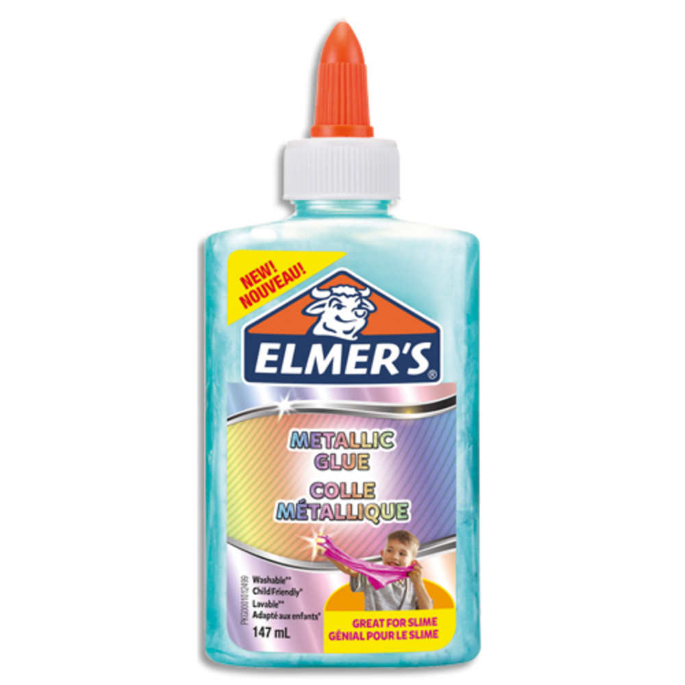 ELMERS Colle mtallique bleu