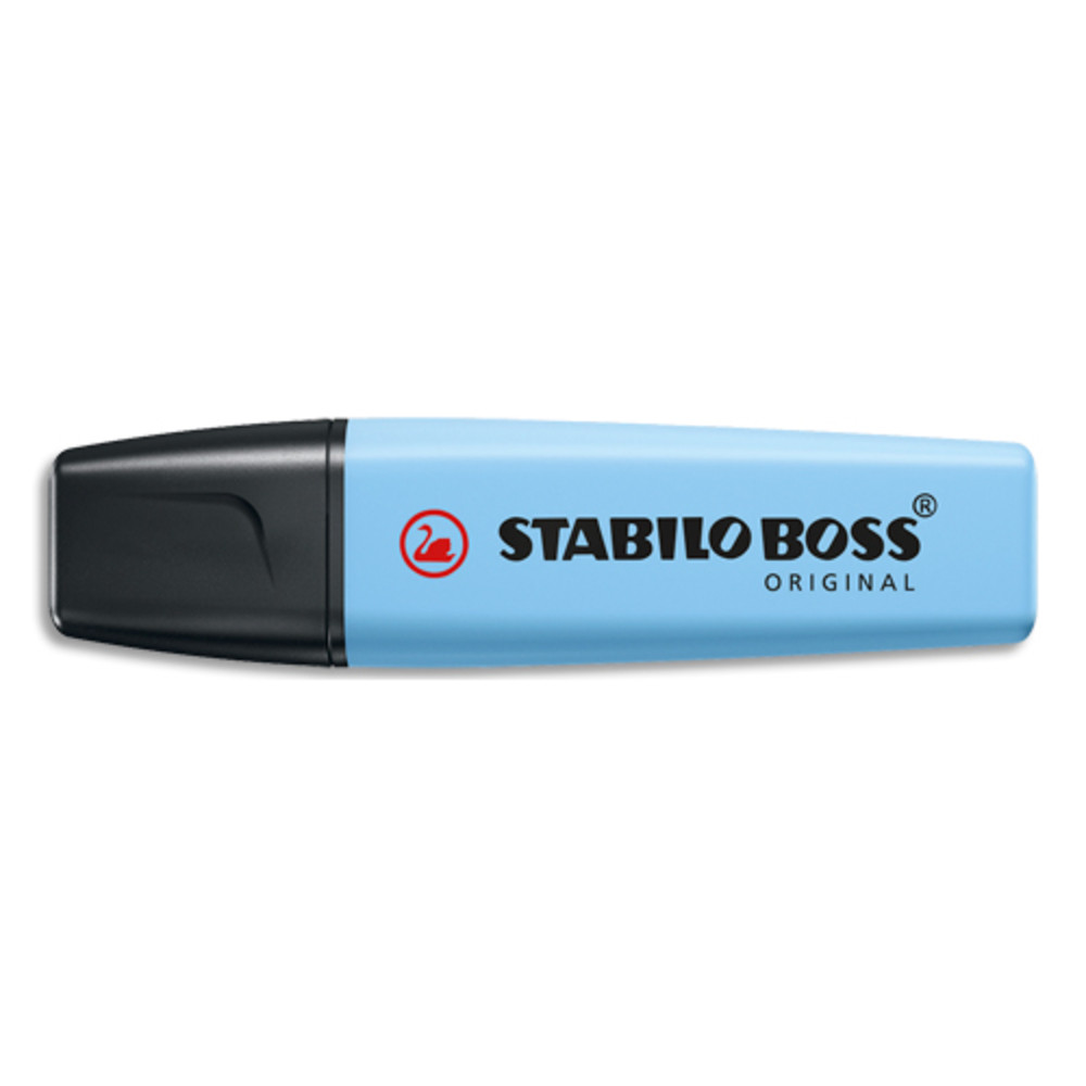 STABILO BOSS ORIGINAL Pastel surligneur pointe biseaute - Fraicheur de bleu