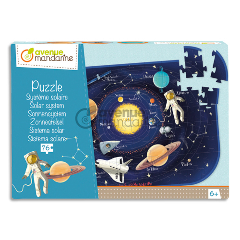 AVENUE MANDARINE Puzzle 76 pices, Systme solaire