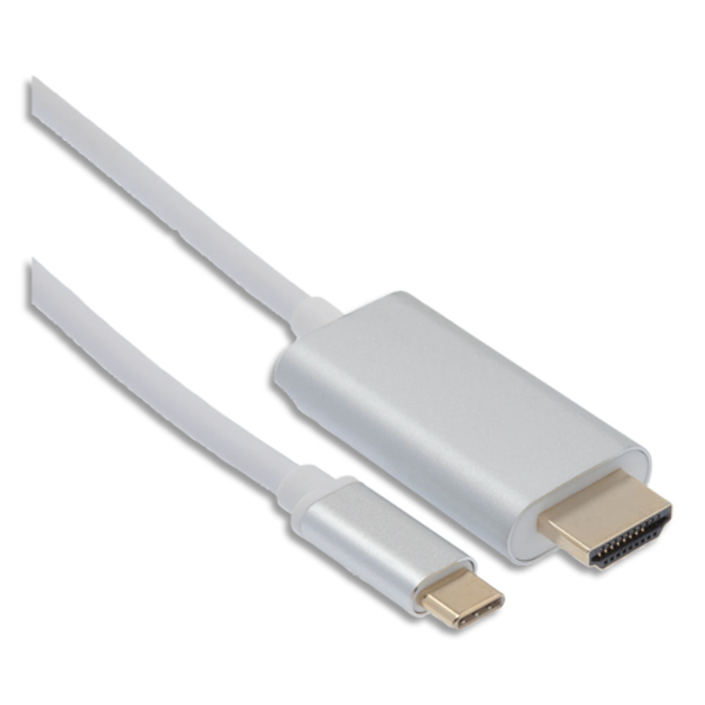 APM Cble HDMI Mle/ Type-C Mle 4K 1,8m Alu 590480
